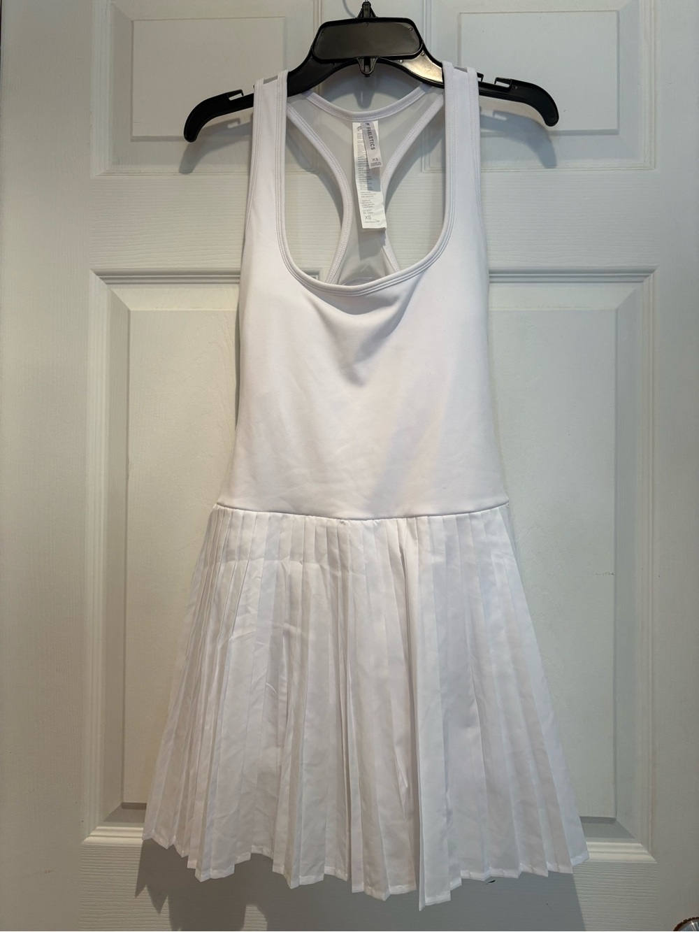 Fabletics White Pleated Tennis Dress